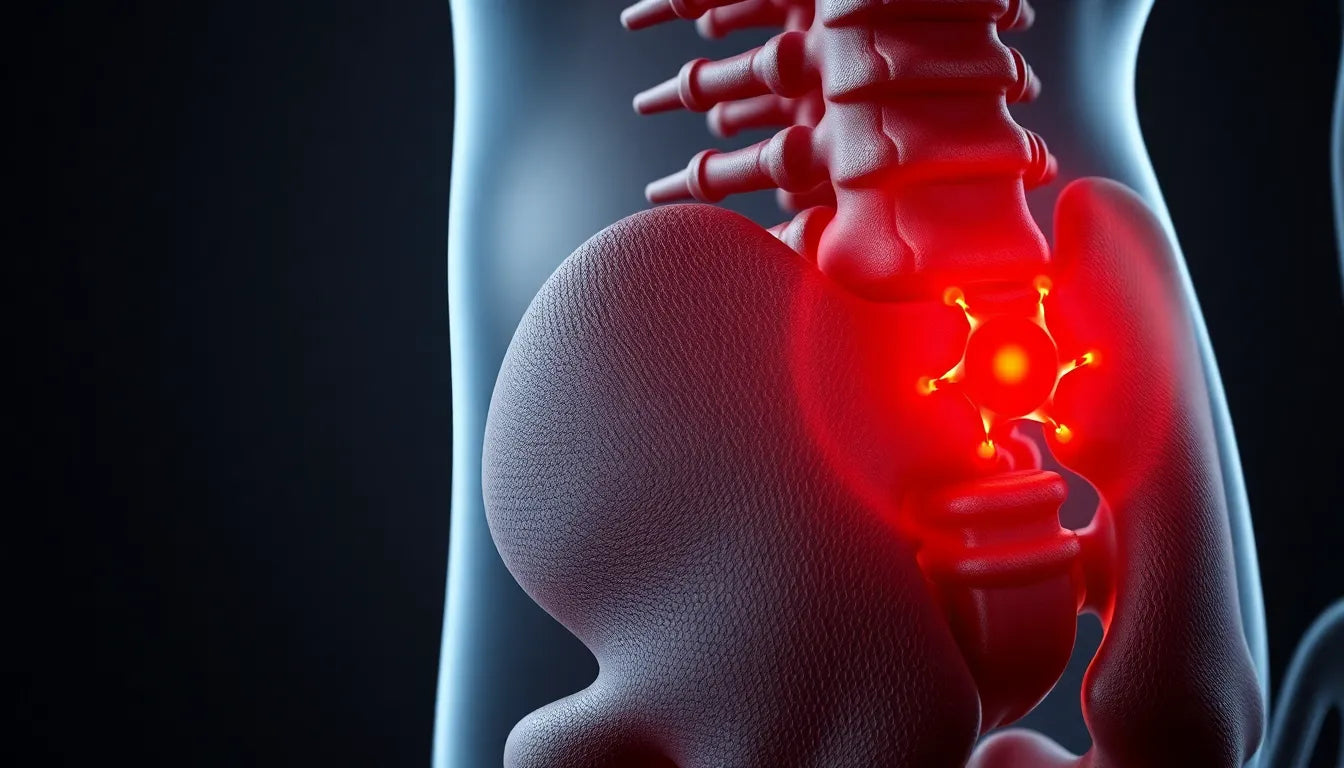 Understanding the pain: lumbago vs herniated disc - Illustration