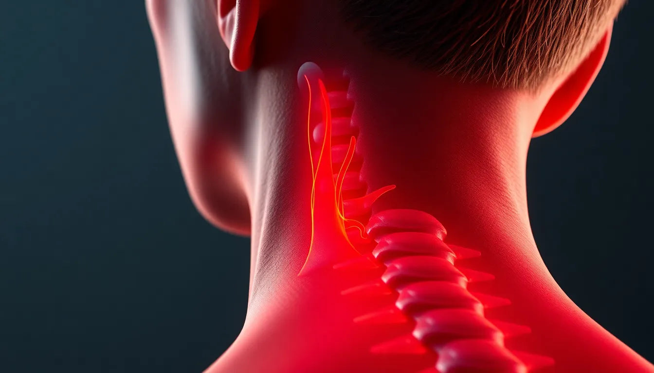 Finding Relief from a Cervical Herniated Disc with Radiculopathy - Illustration