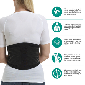 Lumbar support belt